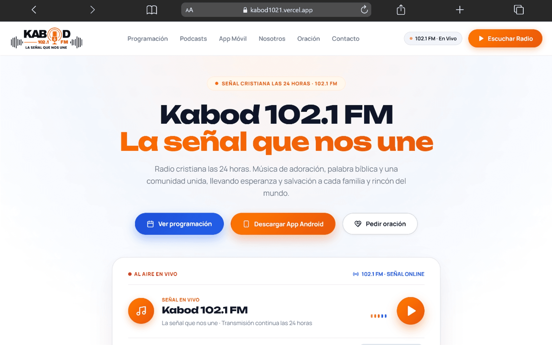 Kabod 102.1 FM