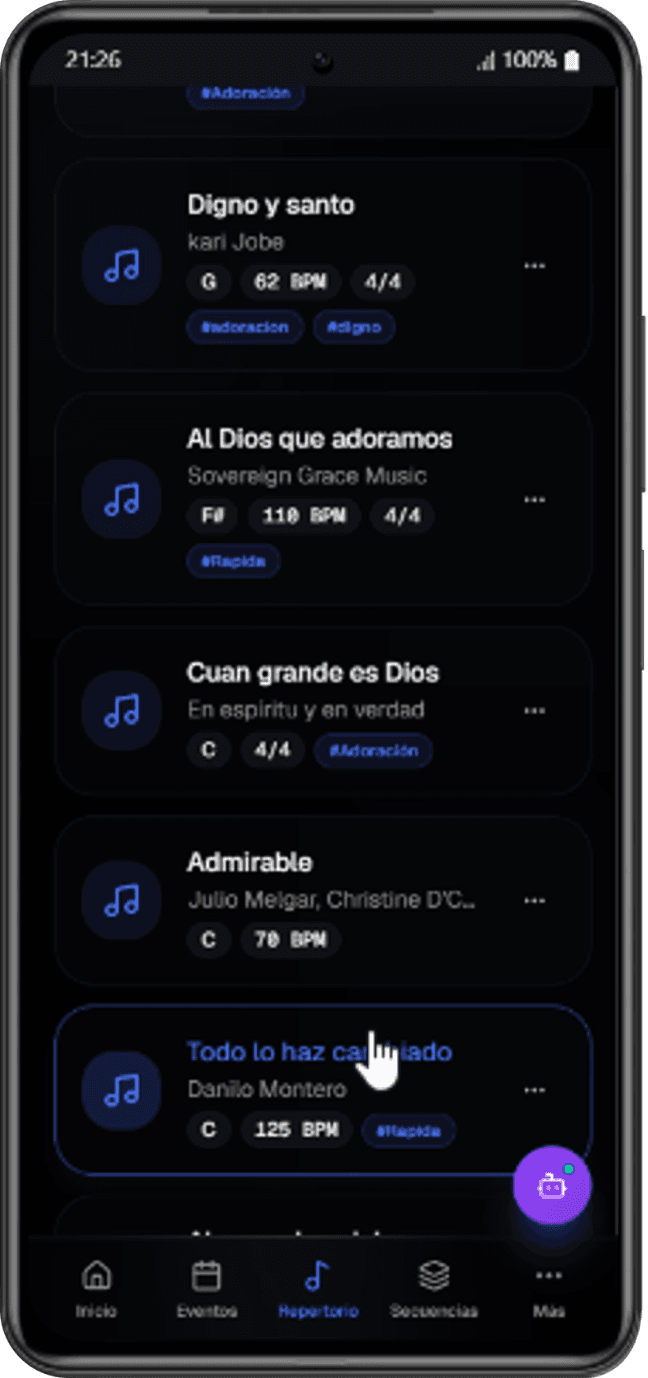ASP Worship App APP responsive