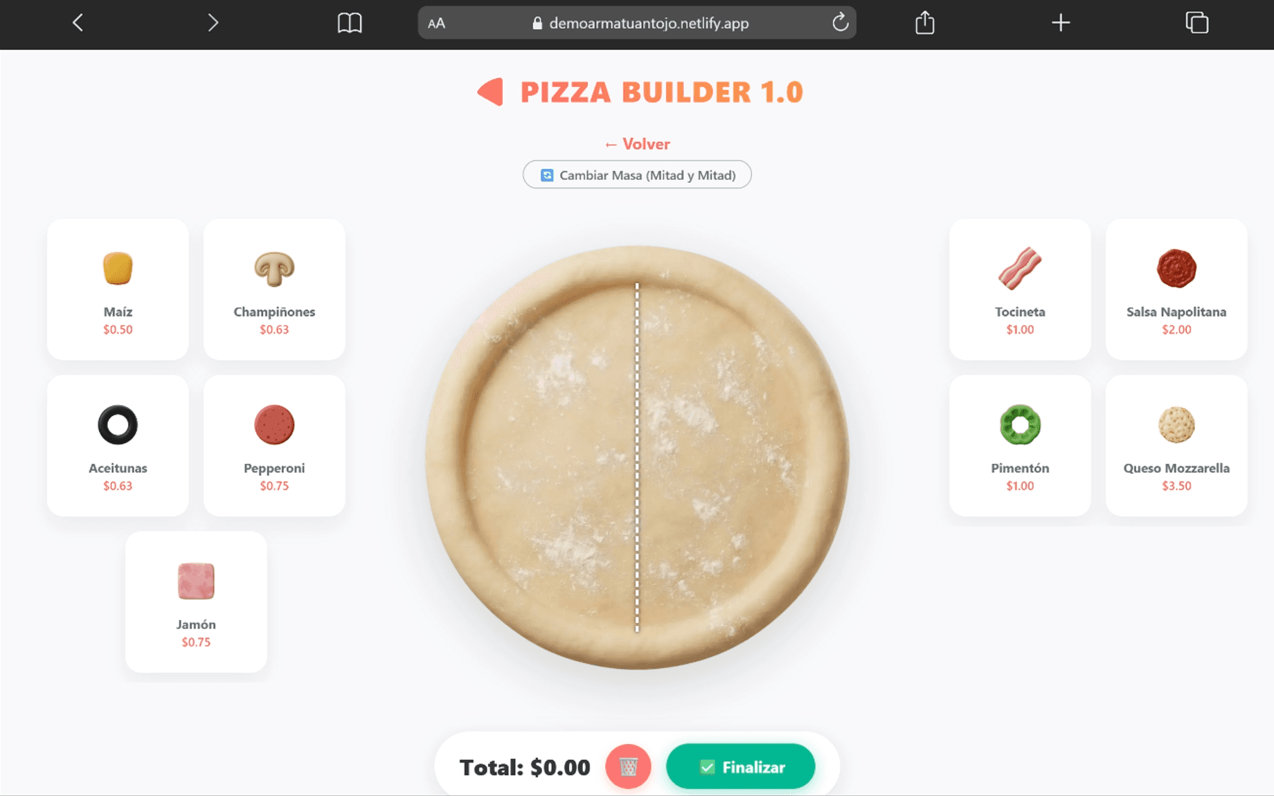 Pizza Builder